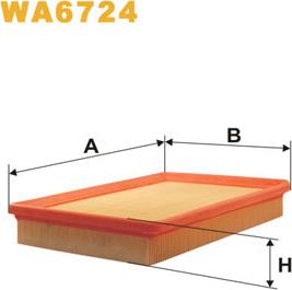 WIX Filters WA6724 - Въздушен филтър vvparts.bg