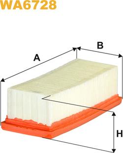 WIX Filters WA6728 - Въздушен филтър vvparts.bg