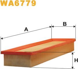 WIX Filters WA6779 - Въздушен филтър vvparts.bg