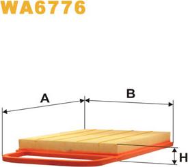 WIX Filters WA6776 - Въздушен филтър vvparts.bg