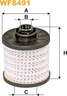 WIX Filters WF8491 - Горивен филтър vvparts.bg