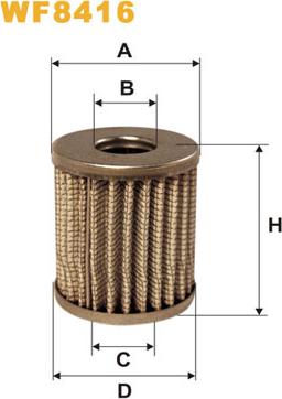 WIX Filters WF8416 - Горивен филтър vvparts.bg