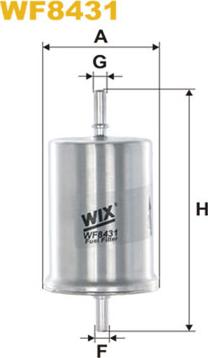 WIX Filters WF8431 - Горивен филтър vvparts.bg