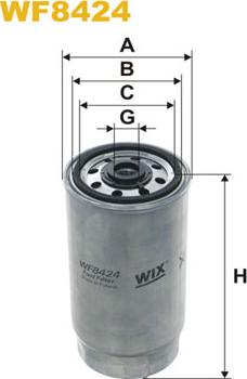 WIX Filters WF8424 - Горивен филтър vvparts.bg