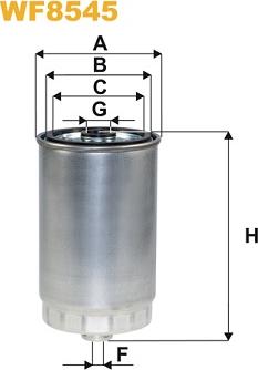 WIX Filters WF8545 - Горивен филтър vvparts.bg