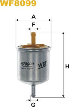 WIX Filters WF8099 - Горивен филтър vvparts.bg