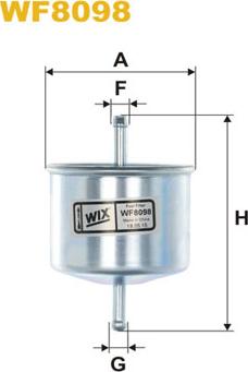 WIX Filters WF8098 - Горивен филтър vvparts.bg