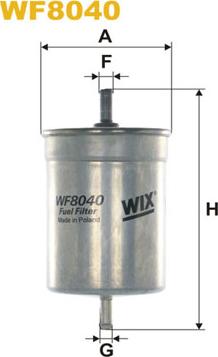 WIX Filters WF8040 - Горивен филтър vvparts.bg