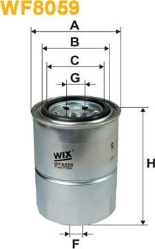 WIX Filters WF8059 - Горивен филтър vvparts.bg