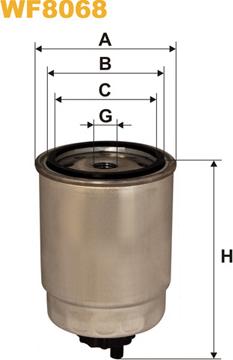 WIX Filters WF8068 - Горивен филтър vvparts.bg