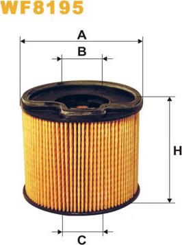 WIX Filters WF8195 - Горивен филтър vvparts.bg