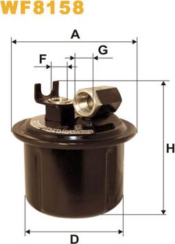 WIX Filters WF8158 - Горивен филтър vvparts.bg