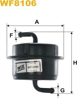 WIX Filters WF8106 - Горивен филтър vvparts.bg