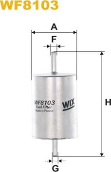WIX Filters WF8103 - Горивен филтър vvparts.bg