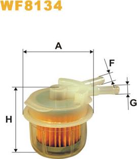 WIX Filters WF8134 - Горивен филтър vvparts.bg