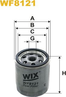 WIX Filters WF8121 - Горивен филтър vvparts.bg