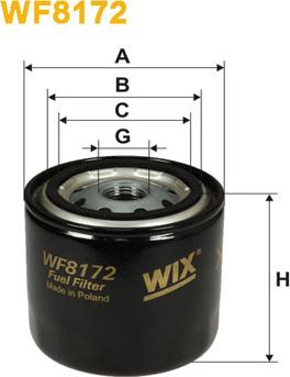 WIX Filters WF8172 - Горивен филтър vvparts.bg