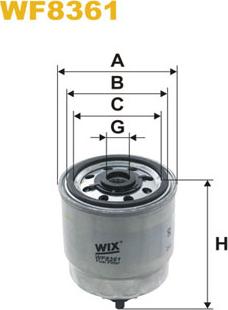 WIX Filters WF8361 - Горивен филтър vvparts.bg