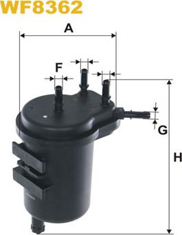 WIX Filters WF8362 - Горивен филтър vvparts.bg