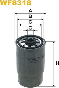 WIX Filters WF8318 - Горивен филтър vvparts.bg