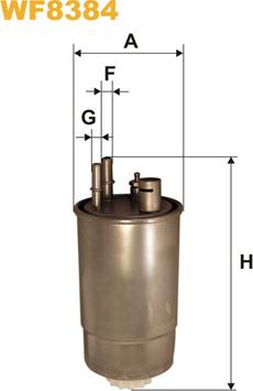 WIX Filters WF8384 - Горивен филтър vvparts.bg