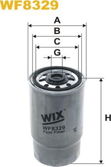 WIX Filters WF8329 - Горивен филтър vvparts.bg