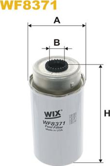 WIX Filters WF8371 - Горивен филтър vvparts.bg