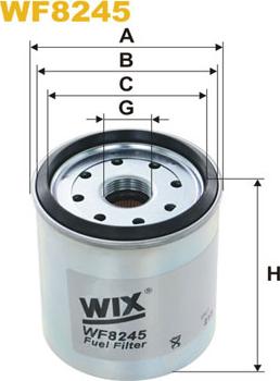 WIX Filters WF8245 - Горивен филтър vvparts.bg