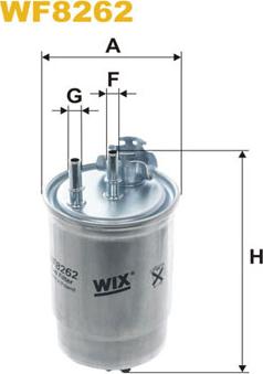 WIX Filters WF8262 - Горивен филтър vvparts.bg