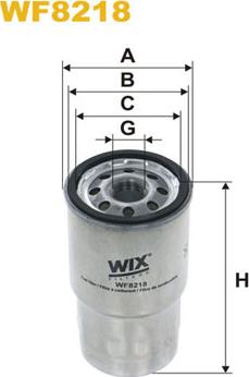 WIX Filters WF8218 - Горивен филтър vvparts.bg