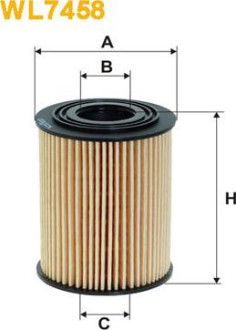 WIX Filters WL7458 - Маслен филтър vvparts.bg