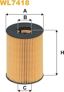 WIX Filters WL7418 - Маслен филтър vvparts.bg