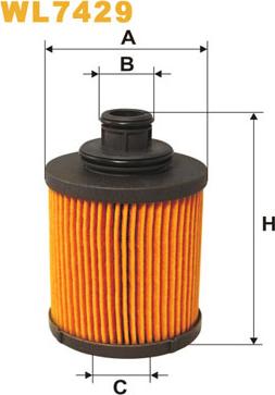 WIX Filters WL7429 - Маслен филтър vvparts.bg