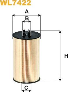 WIX Filters WL7422 - Маслен филтър vvparts.bg