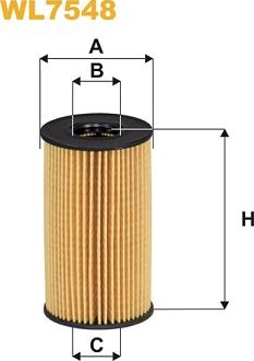 WIX Filters WL7548 - Маслен филтър vvparts.bg