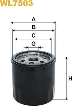 WIX Filters WL7503 - Маслен филтър vvparts.bg