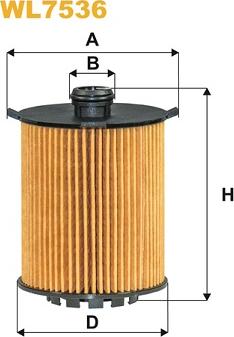 WIX Filters WL7536 - Маслен филтър vvparts.bg