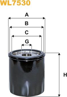 WIX Filters WL7530 - Маслен филтър vvparts.bg