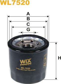 WIX Filters WL7520 - Маслен филтър vvparts.bg
