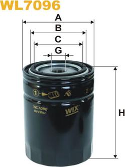WIX Filters WL7096 - Маслен филтър vvparts.bg