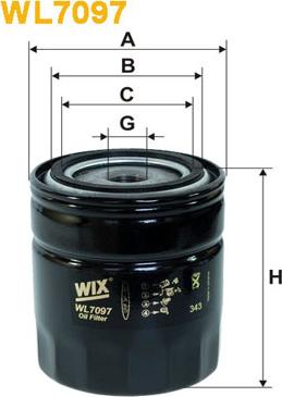 WIX Filters WL7097 - Маслен филтър vvparts.bg