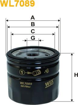 WIX Filters WL7089 - Маслен филтър vvparts.bg
