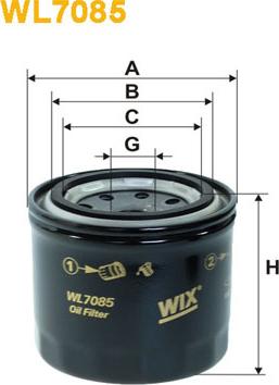 WIX Filters WL7085 - Маслен филтър vvparts.bg