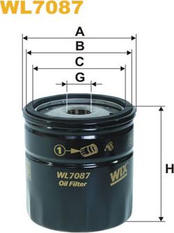 WIX Filters WL7087 - Маслен филтър vvparts.bg