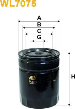 WIX Filters WL7075 - Маслен филтър vvparts.bg