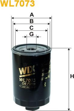 WIX Filters WL7073 - Маслен филтър vvparts.bg