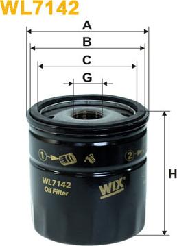 WIX Filters WL7142 - Маслен филтър vvparts.bg