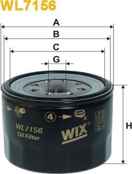 WIX Filters WL7156 - Маслен филтър vvparts.bg