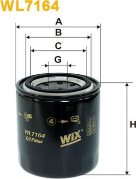 WIX Filters WL7164 - Маслен филтър vvparts.bg