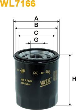 WIX Filters WL7166 - Маслен филтър vvparts.bg